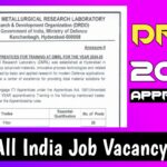 DRDO All India Job Vacancy 2024