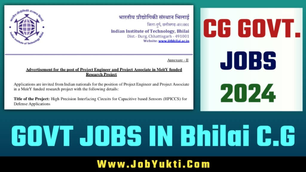 GOVT JOBS IN Bhilai CG