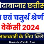 BALODABAZAR VACANCY 2024