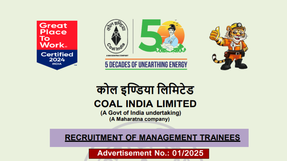 Coal India Vacancy 2025